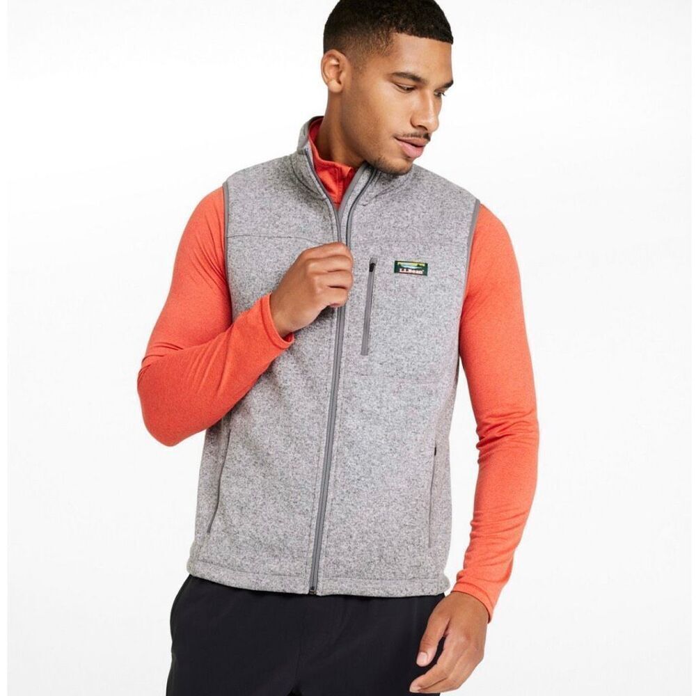 L.L. Bean Men's Bean's Sweater Fleece Vest L